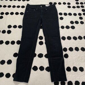 Rag & Bone Skinny Jean  Leggings Pants Women's 26 Black Plush Jeggings Office